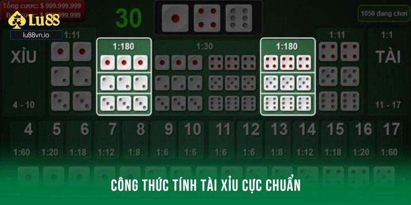 Công thức tính tài xỉu cực chuẩn mang lại hiệu quả cao
