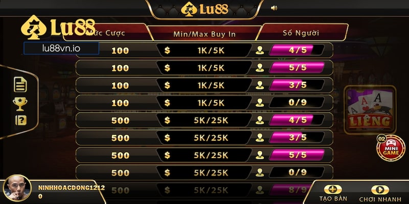 Game bài đổi thưởng tiền thật Liêng càng chơi càng mê