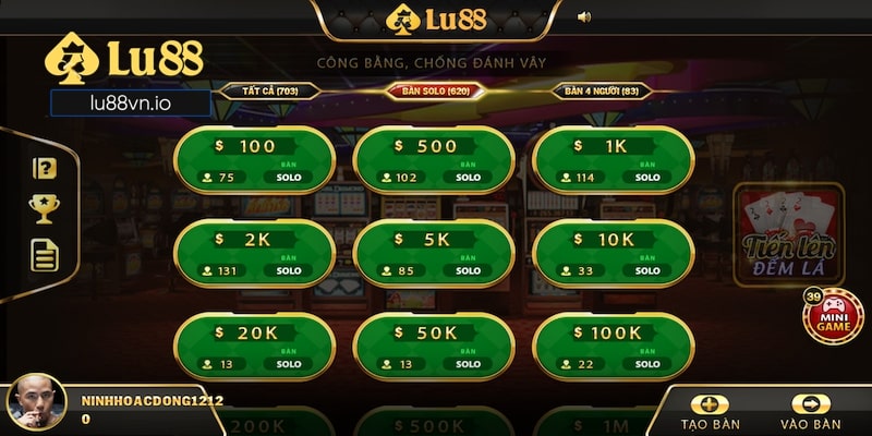 Chơi game bài đổi thưởng tiền thật Tiến Lên Đếm Lá cực chất